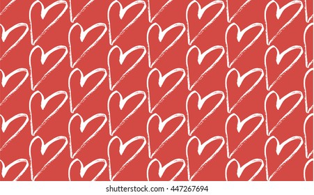 Abstract seamless heart pattern.