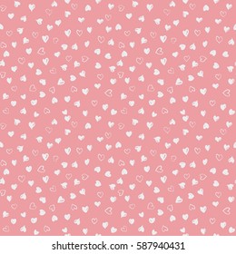 Abstract seamless heart pattern