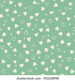 Abstract seamless heart pattern