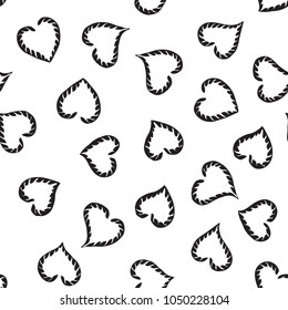 Abstract seamless heart pattern. Can be used for wallpaper, pattern fills, web page background,surface textures.