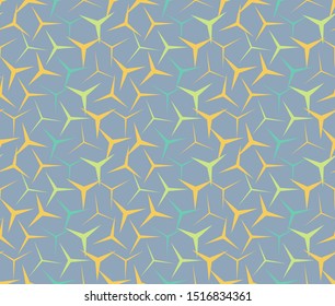 Abstract seamless hexagon pattern. Background design for prints, textile, fabric, package, cover, greeting cards.