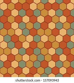 abstract seamless hexagon pattern vector illustration