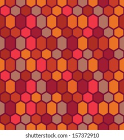 abstract seamless hexagon pattern vector illustration