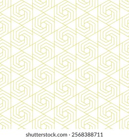Abstract seamless hexagonal geometric patterns background can be use to make wallpaper