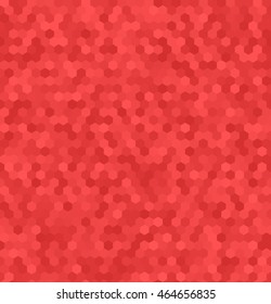 Abstract seamless hexagons pattern. Colorful mosaic background. Vector illustration.