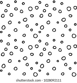Abstract seamless hipster pattern. Hand drawn vector