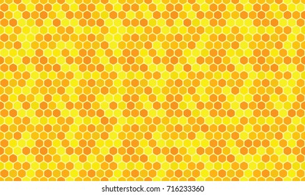 Abstract Seamless Honeycomb Background