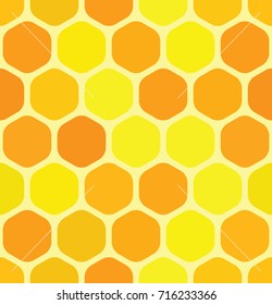 Abstract Seamless Honeycomb Background