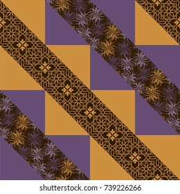 Abstract seamless image, colorful graphics and tapestries It can be used as a pattern for the fabric Endless pattern can be used for ceramic tile, wallpaper, linoleum, web page background