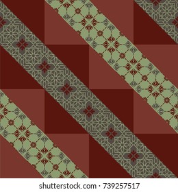 Abstract seamless image, colorful graphics and tapestries It can be used as a pattern for the fabric Endless pattern can be used for ceramic tile, wallpaper, linoleum, web page background