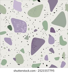Abstract seamless irregular pattern imitation of a stone surface. Vector illustration 