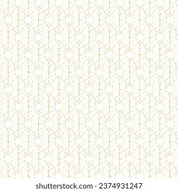 Abstract seamless islamic geometric pattern. Islamic seamless star pattern. Seamless pattern in authentic arabian style. Vector illustration.