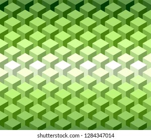 Abstract seamless isometric geometric shape pattern background. Design element template can be used for wallpaper, backdrop, vector illustration