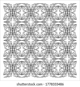 abstract seamless kaleidoscope design. creative raster illustration beautiful texture.