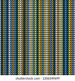 Abstract seamless knitting pattern with vertical lines background