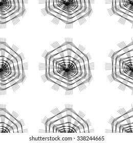 Abstract seamless lace pattern