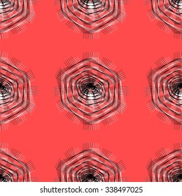 Abstract seamless lace pattern