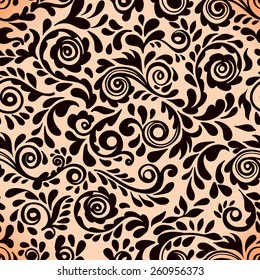 Abstract seamless lace pattern with flowers. Infinitely wallpaper, decoration for your design, lingerie and jewelry. Your invitation cards, wallpaper, and more decorations.