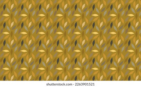 Resumen patrón de hojas sin costura, diseño de fondo de hojas naturales, artes de la línea de la hoja, diseño de dibujos a mano para la decoración de la casa, tela, papel pintado, ropa, cubierta, banner e invitación, ilustración vectorial. 