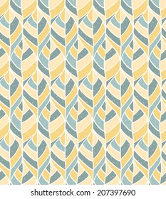 Abstract seamless leaves pattern.Vector illustration