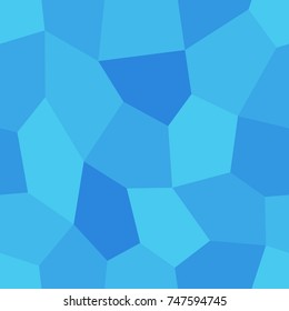 Abstract seamless light and dark blue pentagons pattern for background. Geometric layout for printing magazine cover, advertise presentation, flyer. Template polygon wallpaper for poster page.