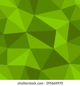 Abstract seamless light and dark green triangles pattern for background. Geometric layout for printing magazine cover, advertise presentation, flyer. Template polygon wallpaper for poster page.