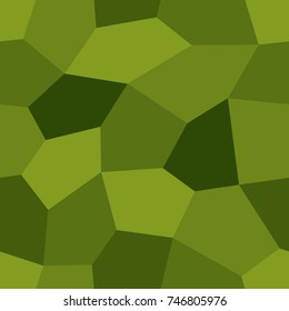 Abstract seamless light and dark green pentagons pattern for background. Geometric layout for printing magazine cover, advertise presentation, flyer. Template polygon wallpaper for poster page.