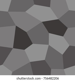 Abstract seamless light and dark grey pentagons pattern for background. Geometric layout for printing magazine cover, advertise presentation, flyer. Template polygon wallpaper for poster page.