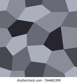 Abstract seamless light and dark grey pentagons pattern for background. Geometric layout for printing magazine cover, advertise presentation, flyer. Template polygon wallpaper for poster page.