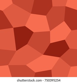 Abstract seamless light and dark red pentagons pattern for background. Geometric layout for printing magazine cover, advertise presentation, flyer. Template polygon wallpaper for poster page.