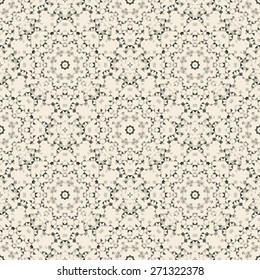 Abstract Seamless Light Yellow Geometric Vector Pattern. Vintage Wallpaper Background. Mosaic Texture for Textile Print