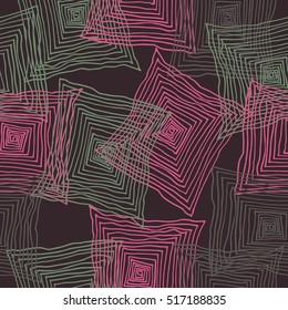 Abstract seamless line pattern