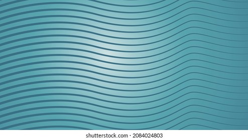 abstract seamless line waves pattern blue and white gradient wide background suitable for your business layout design