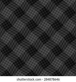 Abstract seamless linear pattern with dark broken lines for design