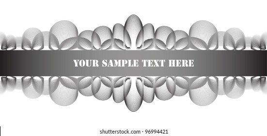 Abstract seamless lines background, vector illustration