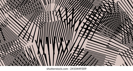 Abstract seamless lines. Classic geometric pattern. Repeat prints design. Vector illustration