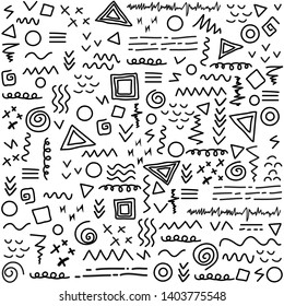 Abstract seamless lines geometric pattern 