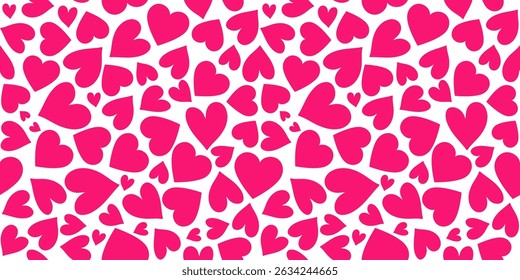 Abstract seamless love pattern. Valentines day wrapping paper. Romantic wallpaper for girls, textile, clothes, wrapping paper. Vector illustration.