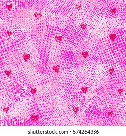 Abstract seamless love pattern. Valentines day romantic repeated backdrop for wrapping, wallpaper, textile, invitation, wedding, romantic card.