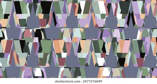 Abstract seamless luxury geometric pattern background. Vector illustration EPS10. 