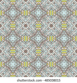 Abstract seamless luxury ornamental vector pattern for fabric