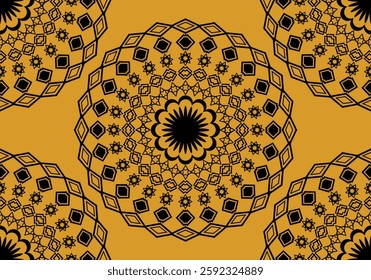 abstract seamless mandala geometric pattern design for carpet ornament ceramic fabric embroidery wallpaper background textile art print home decoration 