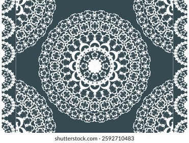 abstract seamless mandala geometric pattern design for carpet ornament ceramic fabric embroidery wallpaper background textile art print home decoration curtains 