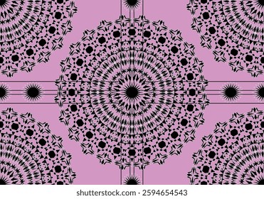 abstract seamless mandala geometric pattern design for carpet ceramic tile fabric ornament embroidery wallpaper background textile art print home decoration curtains