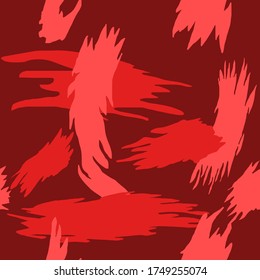 Abstract seamless maroon brush stroke perfect for textile and brochure.