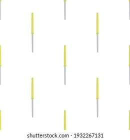 Abstract seamless medical pipette, dropper for laboratory on white background. Pattern dropper consisting of many identical glass laboratory medical pipette. Medical pipette it dropper from laboratory