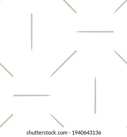 Abstract seamless medical pipette, dropper for laboratory on white background. Pattern dropper consisting of many identical glass laboratory medical pipette. Medical pipette it dropper from laboratory