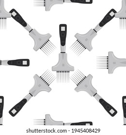 Abstract seamless medical pipette, dropper for laboratory on white background. Pattern dropper consisting of many identical glass laboratory medical pipette. Medical pipette it dropper from laboratory