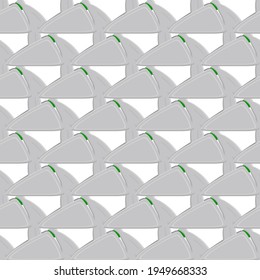 Abstract seamless medical pipette, dropper for laboratory on white background. Pattern dropper consisting of many identical glass laboratory medical pipette. Medical pipette it dropper from laboratory