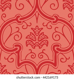 Abstract seamless medieval brocade pattern background